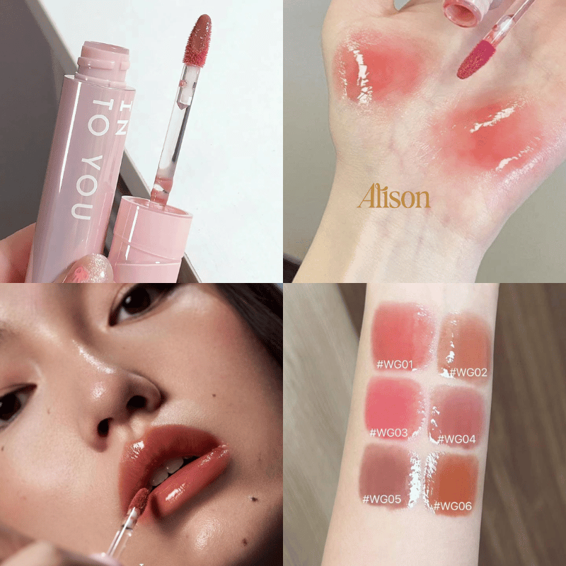 Into You Aqueous Sensation Lip Glaze che phủ khuyết điểm cực kỳ tốt các khuyết điểm trên môi